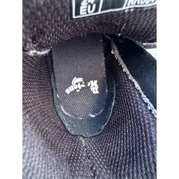 DR. MARTENS 1460T BLACK GLITTER LACE UP ZIP BOOTS KIDS SIZE 8 - Picture 8 of 8